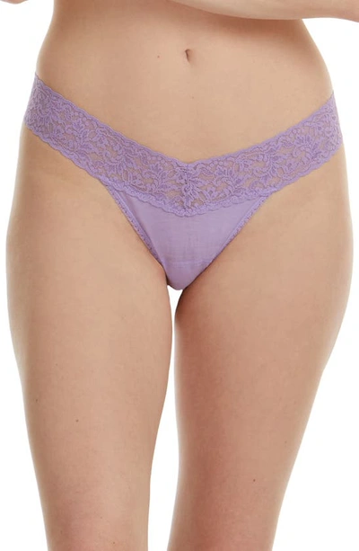 Hanky Panky Low Rise Thong In French Lavender