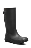 Bogs Amanda Ii Tall Waterproof Adjustable Calf Rain Boot In Black