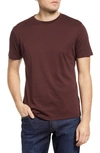 Robert Barakett Georgia Crewneck T-shirt In Cabernet