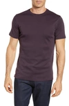 Robert Barakett Georgia Crewneck T-shirt In Plum Jam