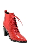 Charles By Charles David Jetsetter Bootie In Red-gc