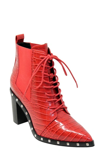 Charles By Charles David Jetsetter Bootie In Red-gc