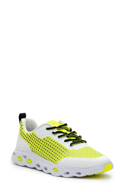 Ara Montclair Sneaker In Neon Yellow