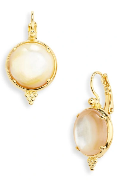 Gas Bijoux Serti Drop Earrings In Grey