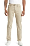 7 For All Mankind Slimmy Slim Fit Clean Pocket Performance Jeans In Lt Khaki