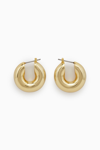 Cos Small Chunky Hoop Earrings In Gold