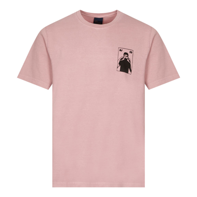 Nudie Jeans Roy Issue 4 T-shirt In Pink