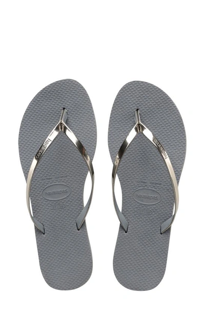 Havaianas Logo-embellished Rubber Flip-flops In Multi