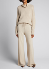 Lisa Yang Heidi Cashmere Turtleneck Sweater In Sand