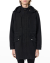 Amiri Quilted Fishtail Parka In Black