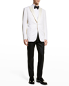 BRIONI MEN'S SOLID WOOL DINNER JACKET