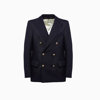 Golden Goose Double Breasted Gabardine Blazer In 50486