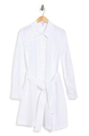 Derek Lam 10 Crosby Floral Shirt Dress In White