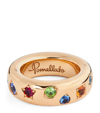 POMELLATO ROSE GOLD AND GEMSTONE ICONICA RING