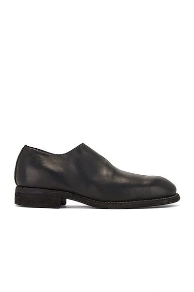 Guidi Black Leather 990e Loafers