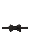 Tom Ford Pre-tied Silk-grosgrain Bow Tie In Black