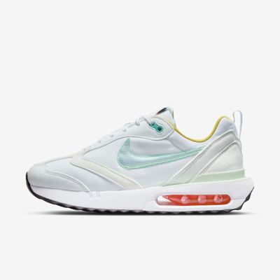 Nike Women's Air Max Dawn Shoes In White/mint Foam/vivid Sulfur/multi