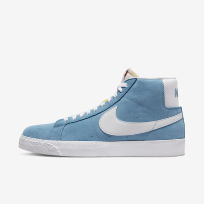 Nike Sb Zoom Blazer Mid Skate Shoes In Blue