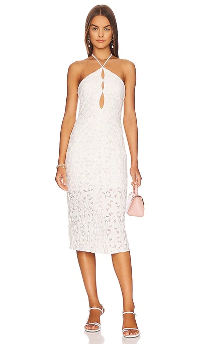 Lpa Priscilla Midi Dress In White