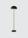 Adesso Cap Floor Lamp In Black