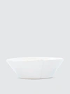 Vietri Lastra Small Oval Bowl In White