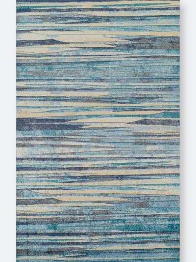 Addison Rugs Addison Blair Abstract Stripe Area Rug In Blue
