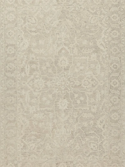 Addison Rugs Addison Harlow Vintage Hand Tufted Area Rug In White