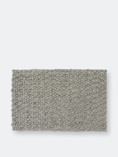 Addison Rugs Addison Boulder Chunky Hand Loomed Wool Rug In Grey