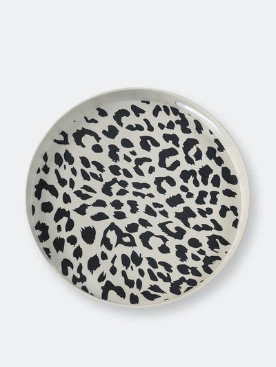 Shiraleah Ainsley Round Tray In Black