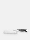 Berghoff Gourmet 7" Steel Scalloped Santoku Knife