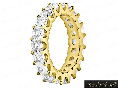 Pre-owned Jewelwesell 2.80ct Diamond U-prong Set Eternity Anniversary Band Ring 18k Yellow Gold Si1