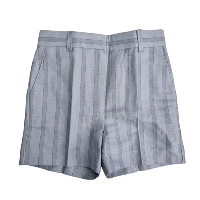 Les Coyotes De Paris Striped Tailored Shorts In Multi