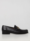 Ferragamo Rolo Gancini Loafers In Black