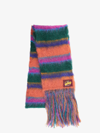 Marni Multicolor Brushed Mohair Scarf In Multicolor