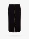Blumarine Pencil Skirt With Hooks In Black