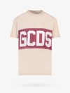 Gcds T-shirt In Beige