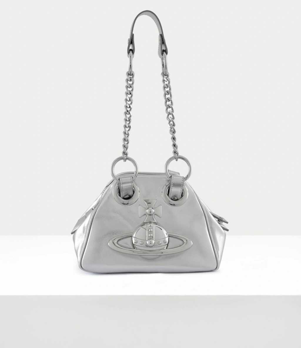 定価12.1万 VivienneWestwood ARCHIVE YASMINE Vivienne Westwood Archive Orb Yasmine Bag In Silver | ModeSens