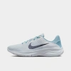 Nike Flex Experience Run 11 Running Shoes In Pure Platinum/thunder Blue/worn Blue