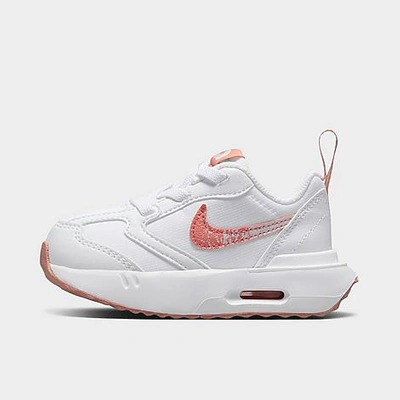 Nike Air Max Dawn Se Baby/toddler Shoes In White,light Madder Root