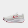 Nike Men's Zoom Fly 4 Road Running Shoes In Platinum Tint/white/siren Red