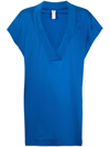 Eres Renee V-neck Oversize T-shirt In Mediterranean