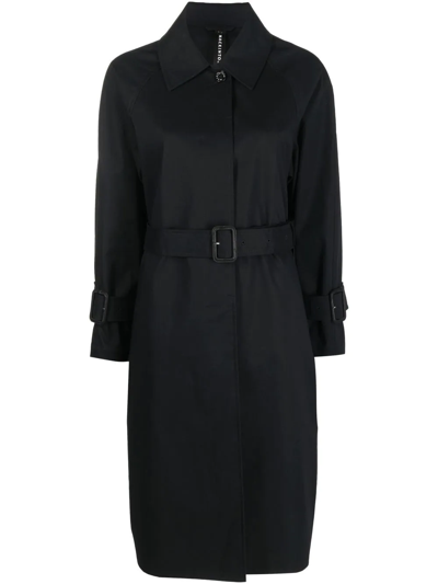 Mackintosh Maili Raintec Cotton Coat In Black