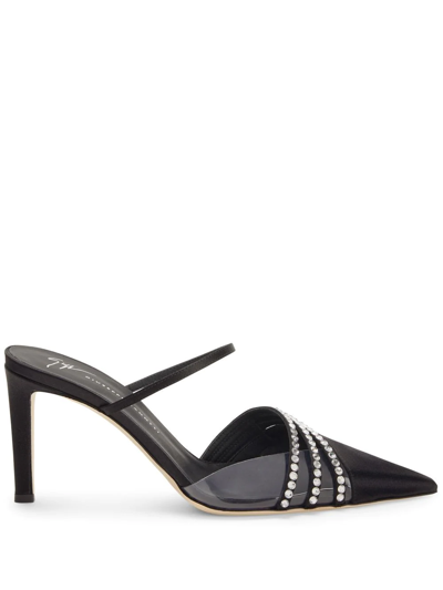 GIUSEPPE ZANOTTI AUDRINE SATIN PUMPS