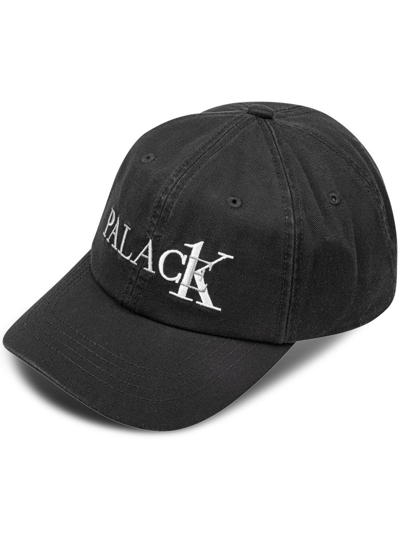 Palace X Calvin Klein 6-panel Cap In Black