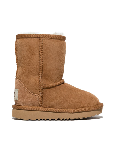 Ugg Classic Short Ii Ankle Boots In Chestnut-brown
