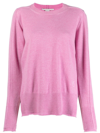 STELLA MCCARTNEY WATERFALL-HEM FINE-KNIT JUMPER