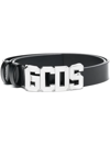 Gcds Classic Logo Belt In Schwarz