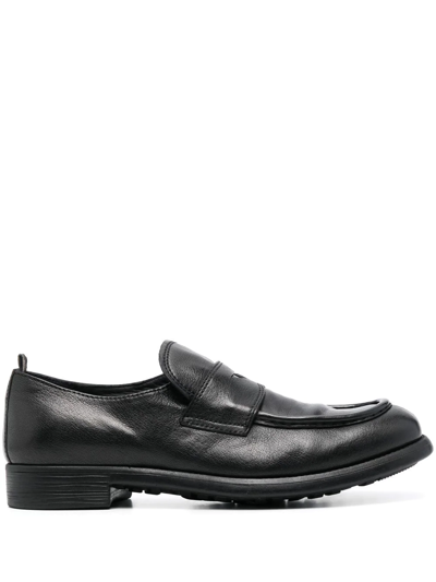 Officine Creative Chronicle Slip-on Loafers In Black