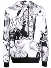 GCDS GRAPHIC-PRINT HOODIE