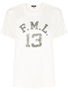R13 Womens White Other Materials T-shirt In Weiss